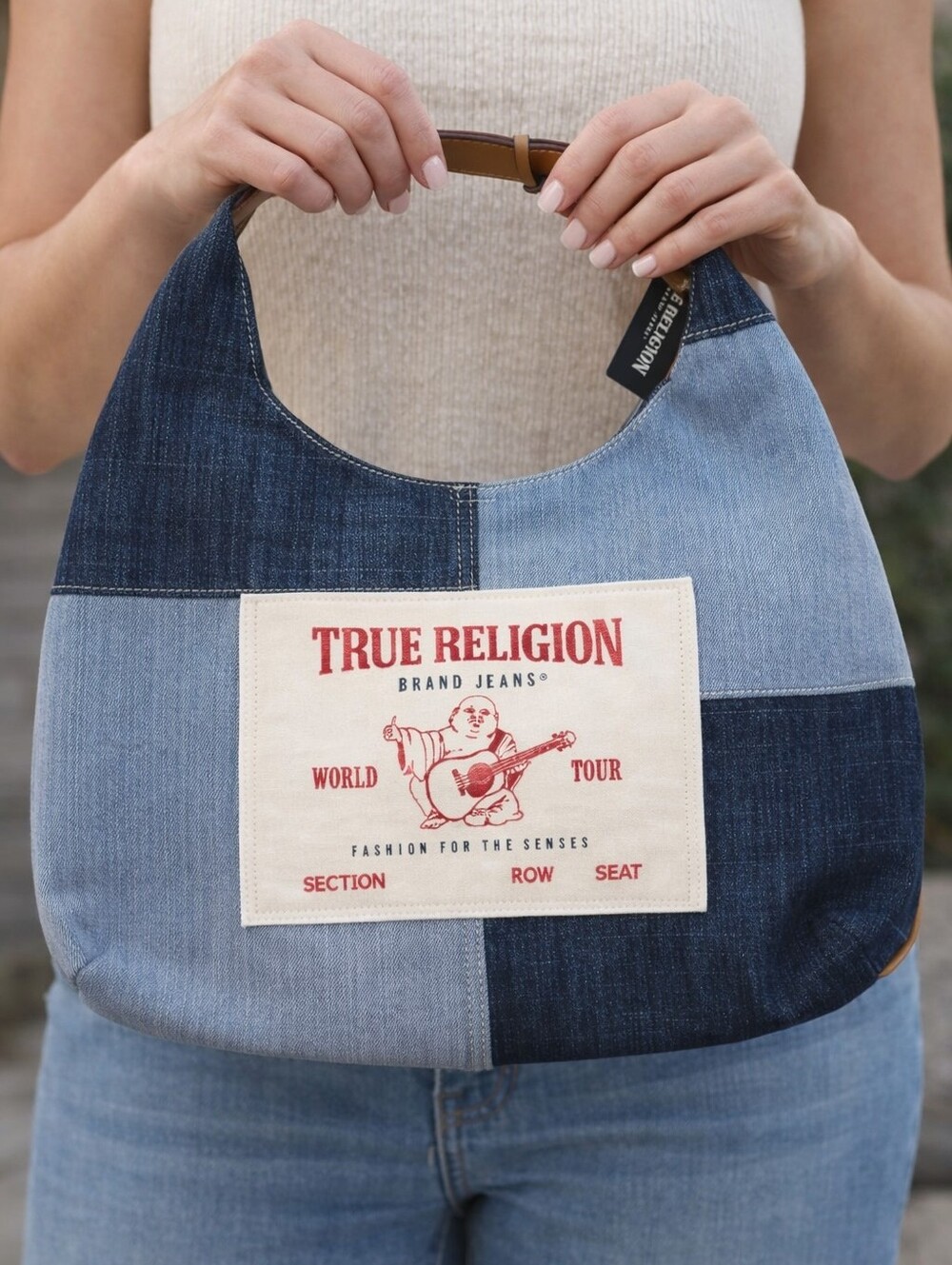 True Religion Denim Bag New Wirh Tag